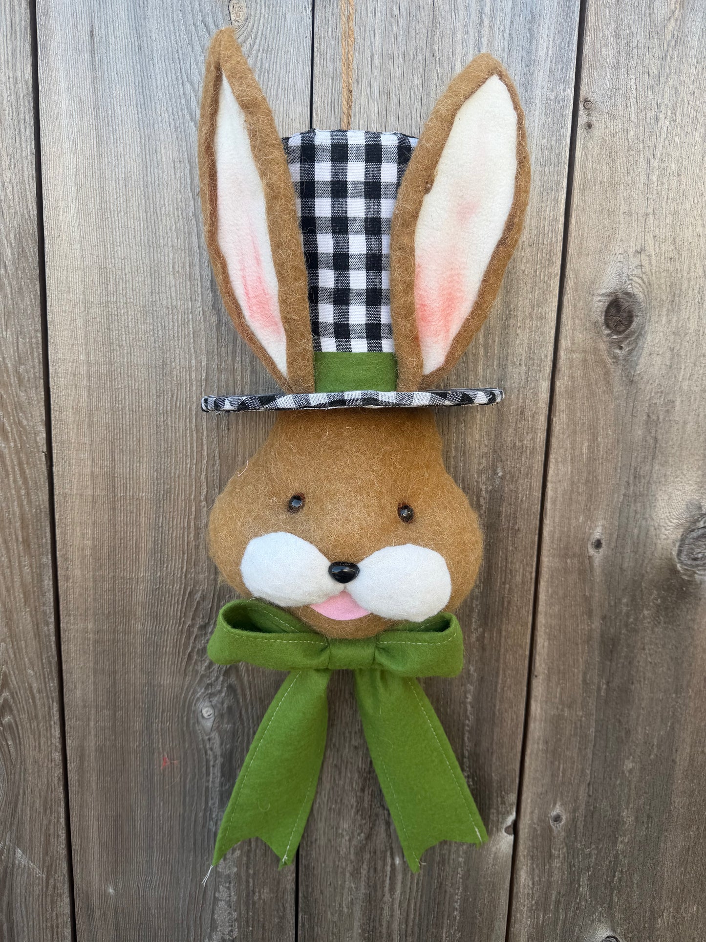 Orn Bunny Top Hat    62801BKWT