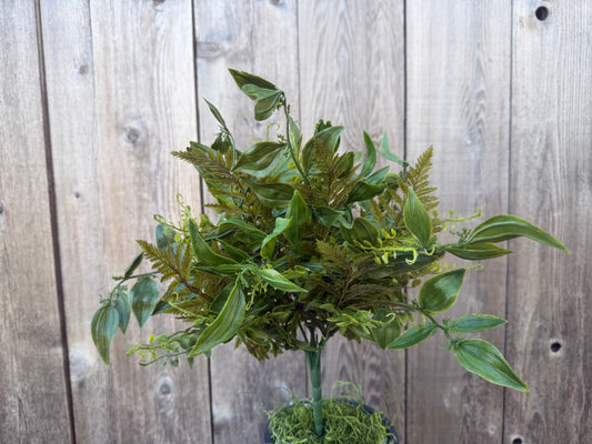 Mix Plastic Grass Bush    13356BU9