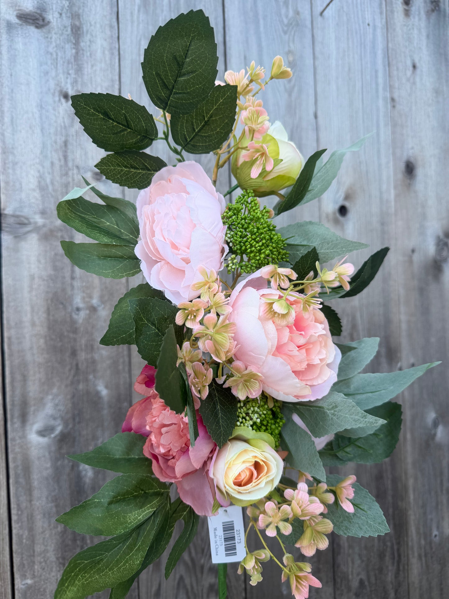 PEONY ROSE BUD SPRAY           23173