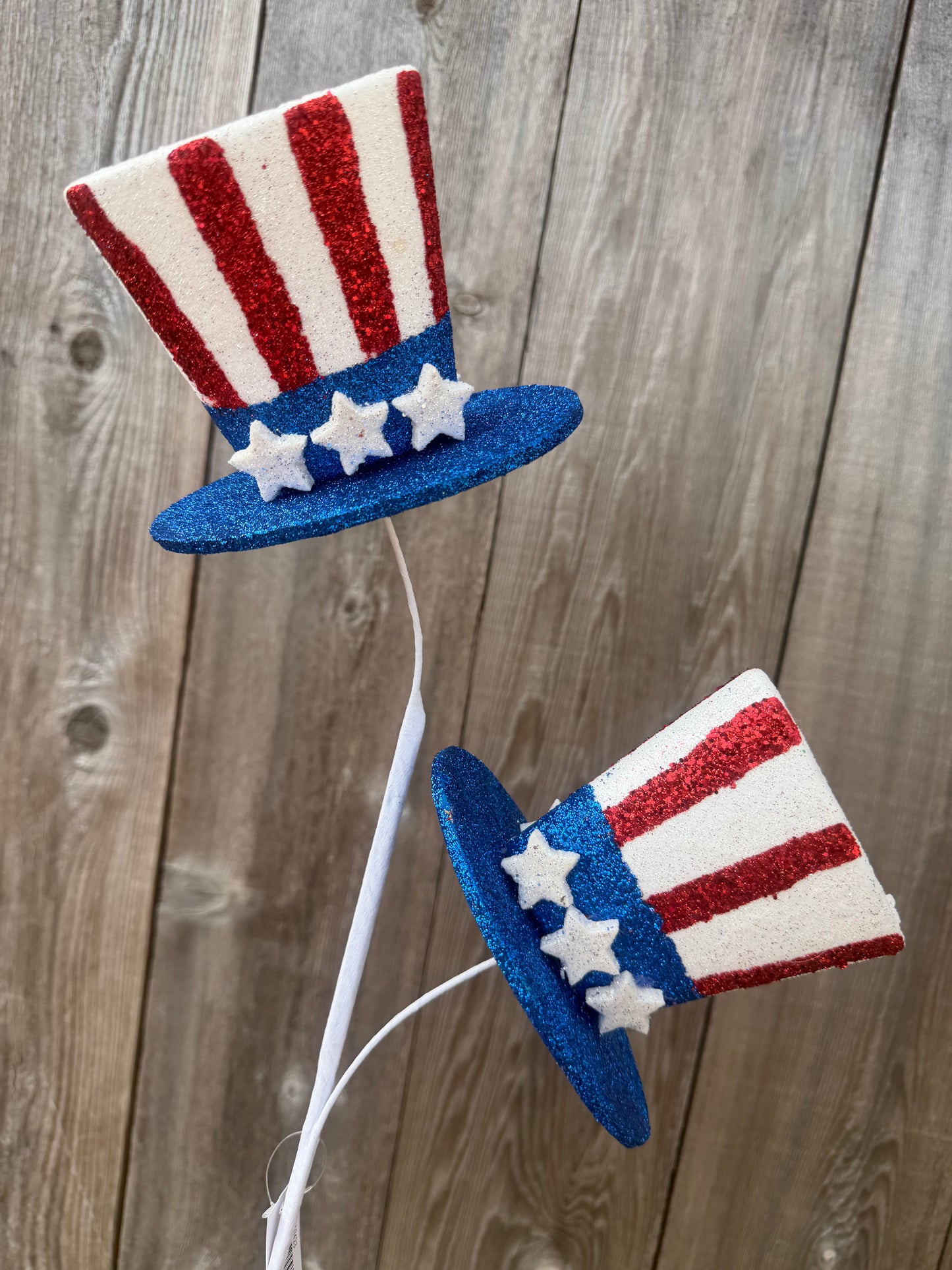 GLITTER USA TOP HAT   40423