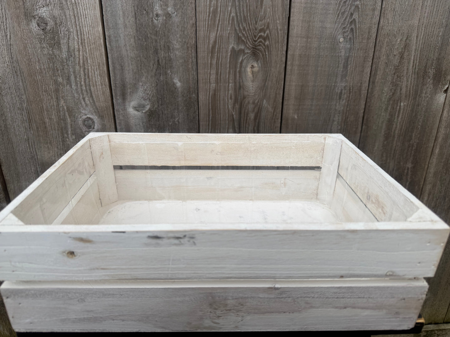 RECTANGLE PALLET BOX WHITE   511125