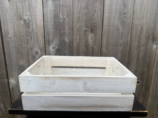 RECTANGLE PALLET BOX WHITE   511125