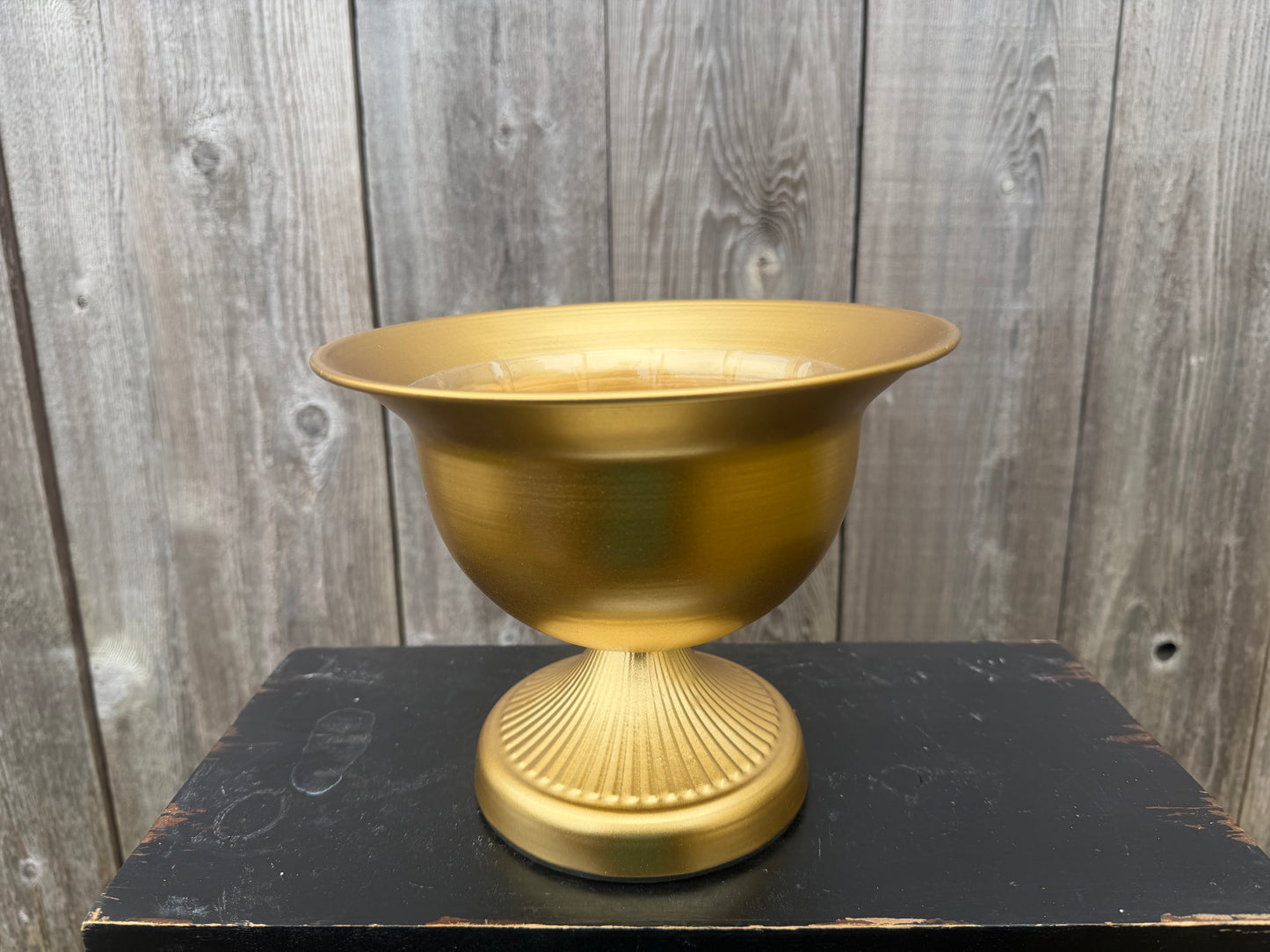 METAL URN ALL GOLD   8980GO