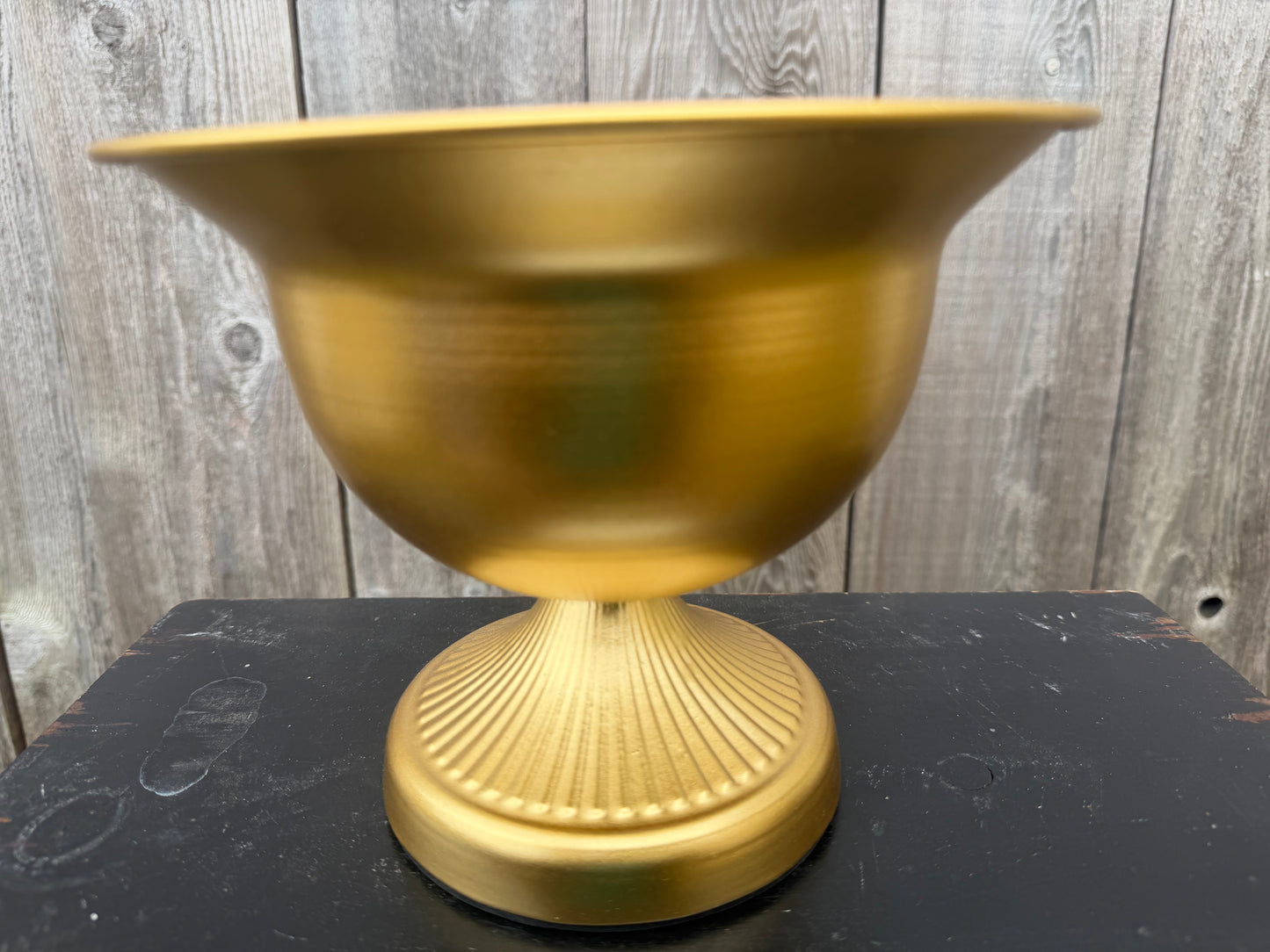 METAL URN ALL GOLD   8980GO