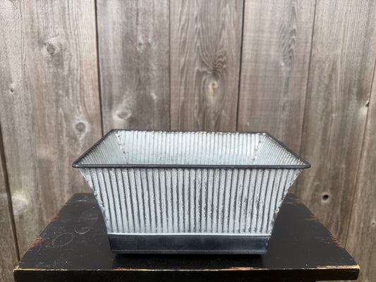 RECTANGLE BRAIDED EDGE WHITE/BLACK-SM   151WB-S