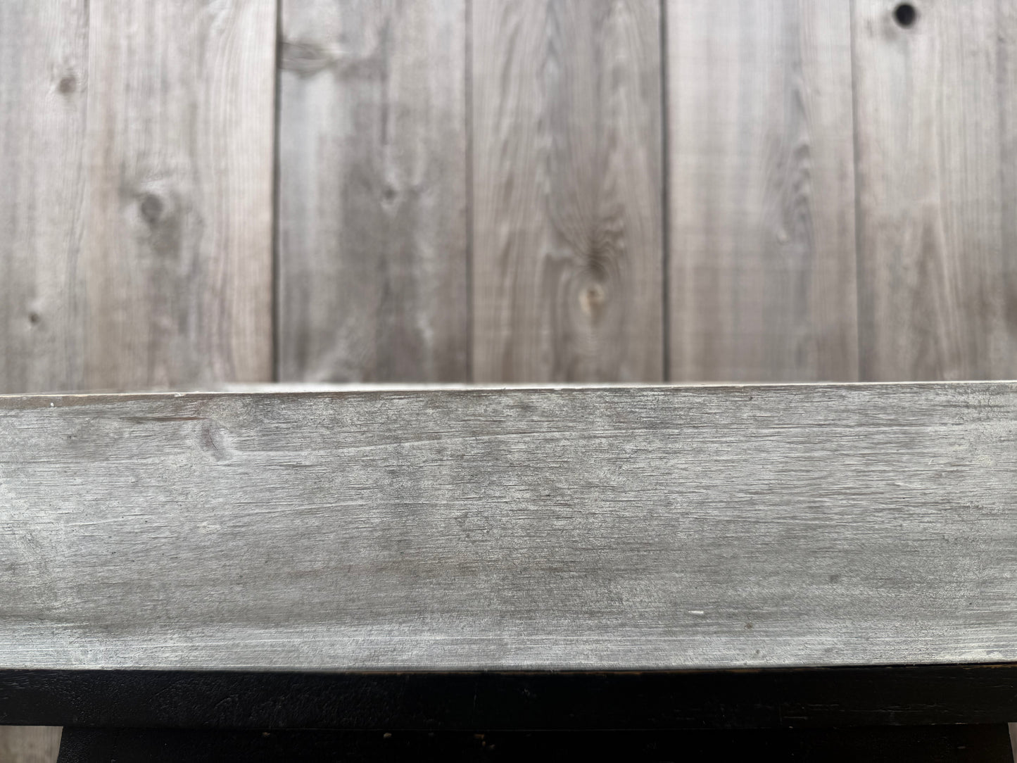WOODEN TRAY LARGE GRAY   4015GY