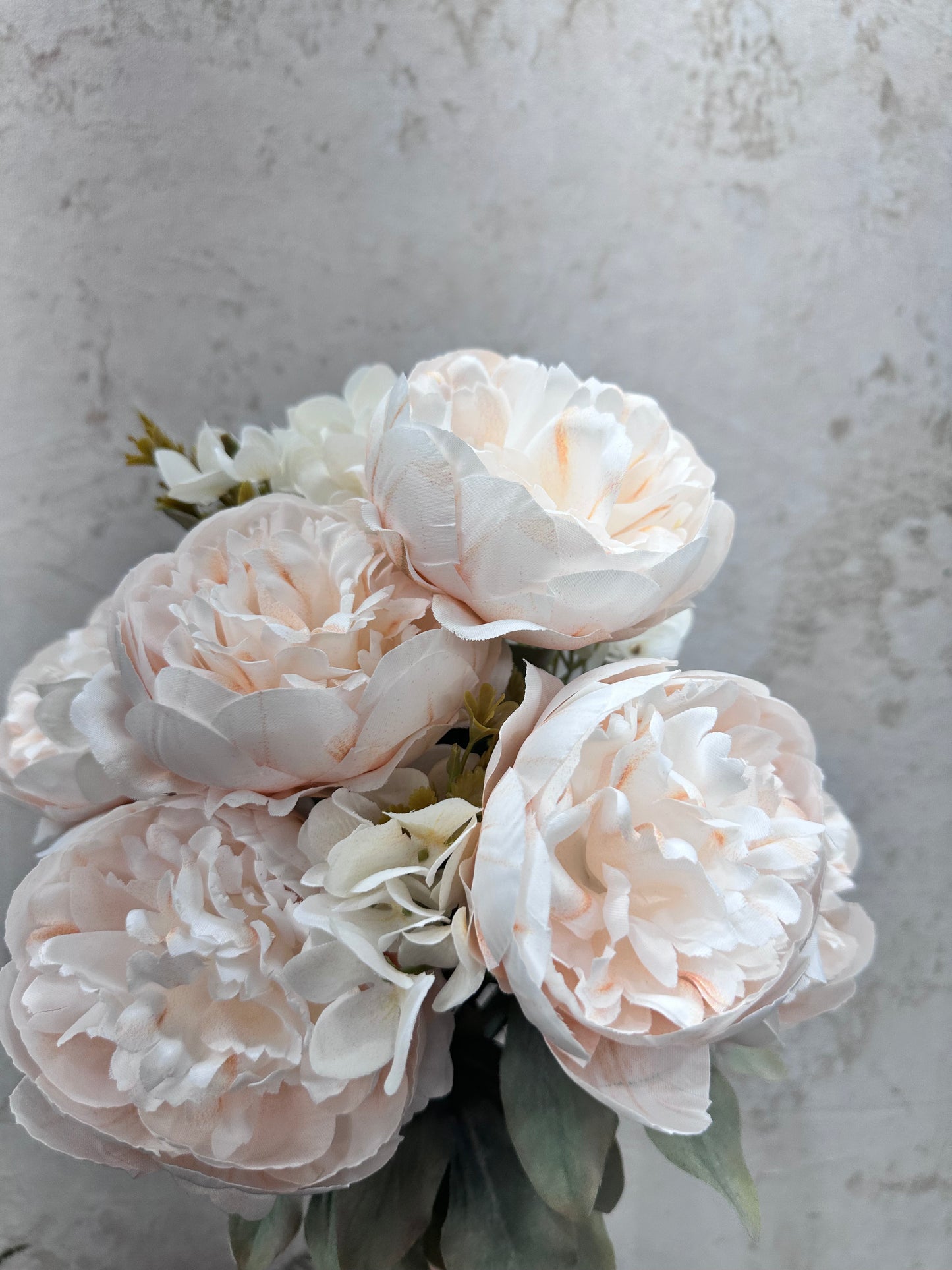 PEONY HYDRANGEA BUSH   84567-IVORY