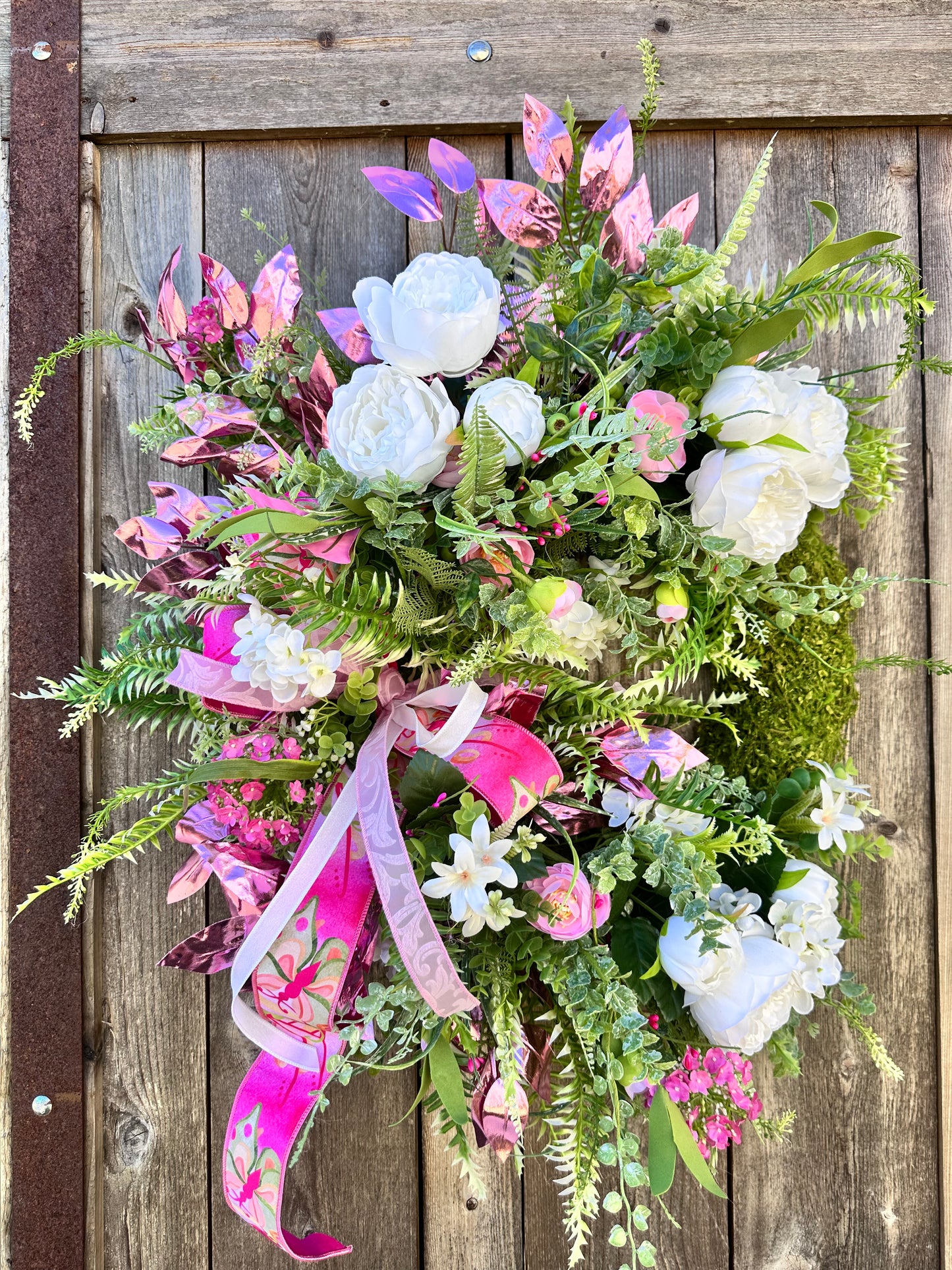Fun and flirty spring wreath