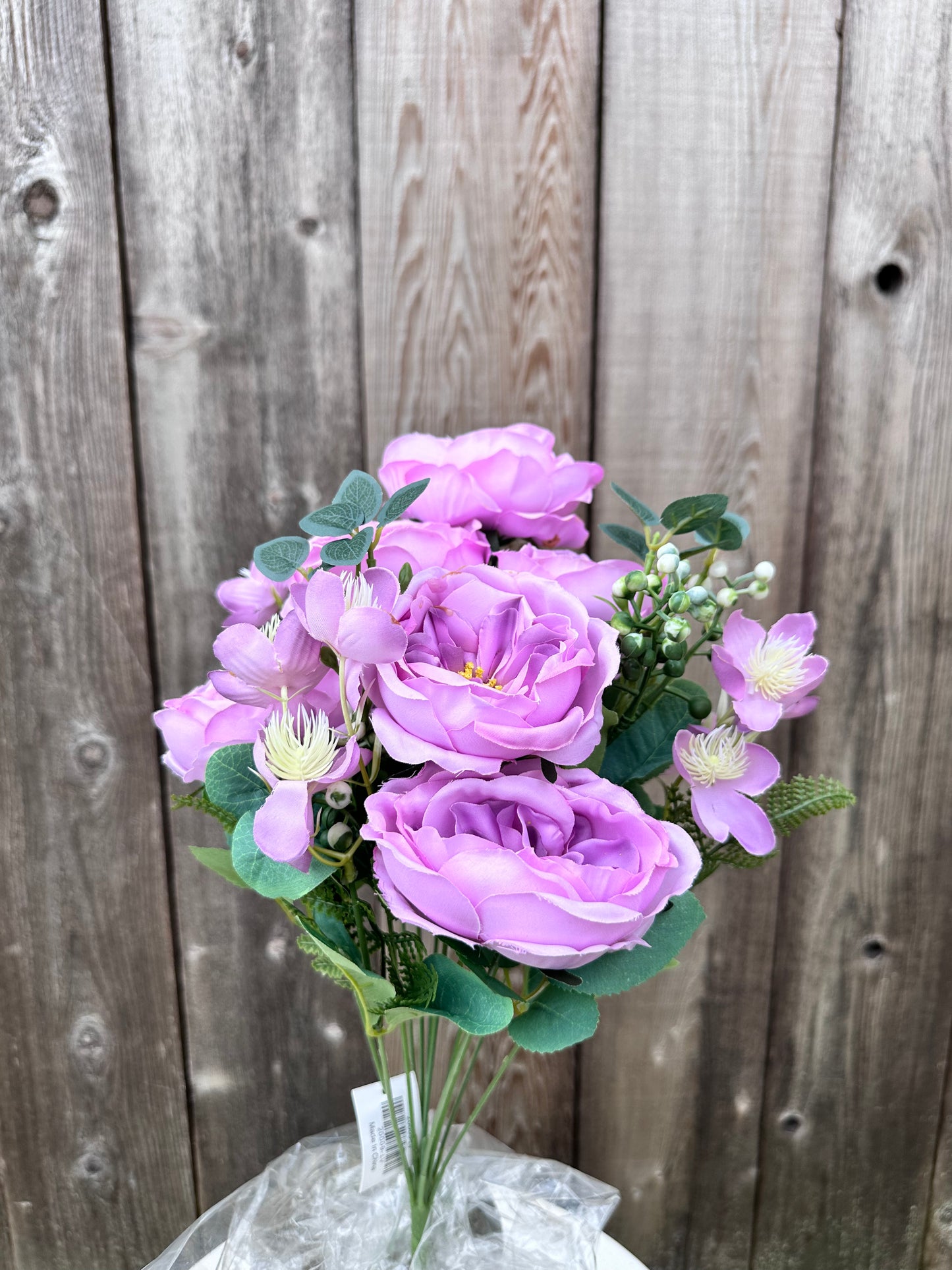 CABBAGE ROSE BUSH LAVENDER 20009LV