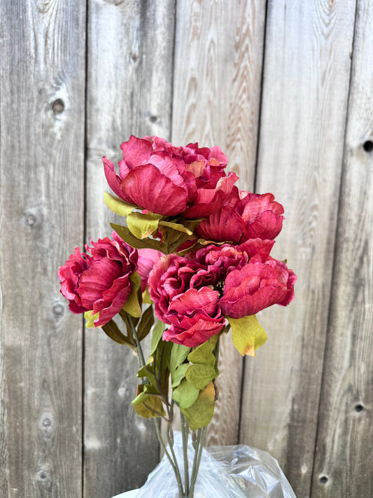 Peony Bush 22" MV   53843-MV