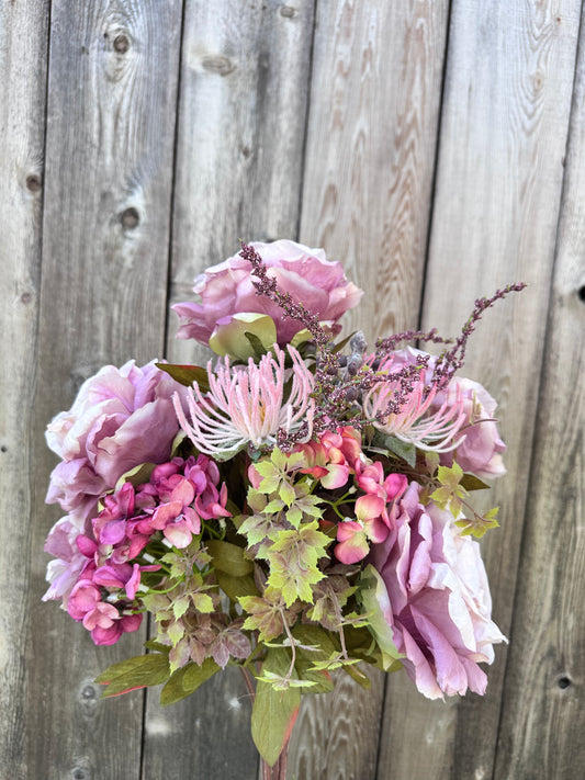 Peony/Daisy/Protea Bush   DR/LAVENDER   FB195181