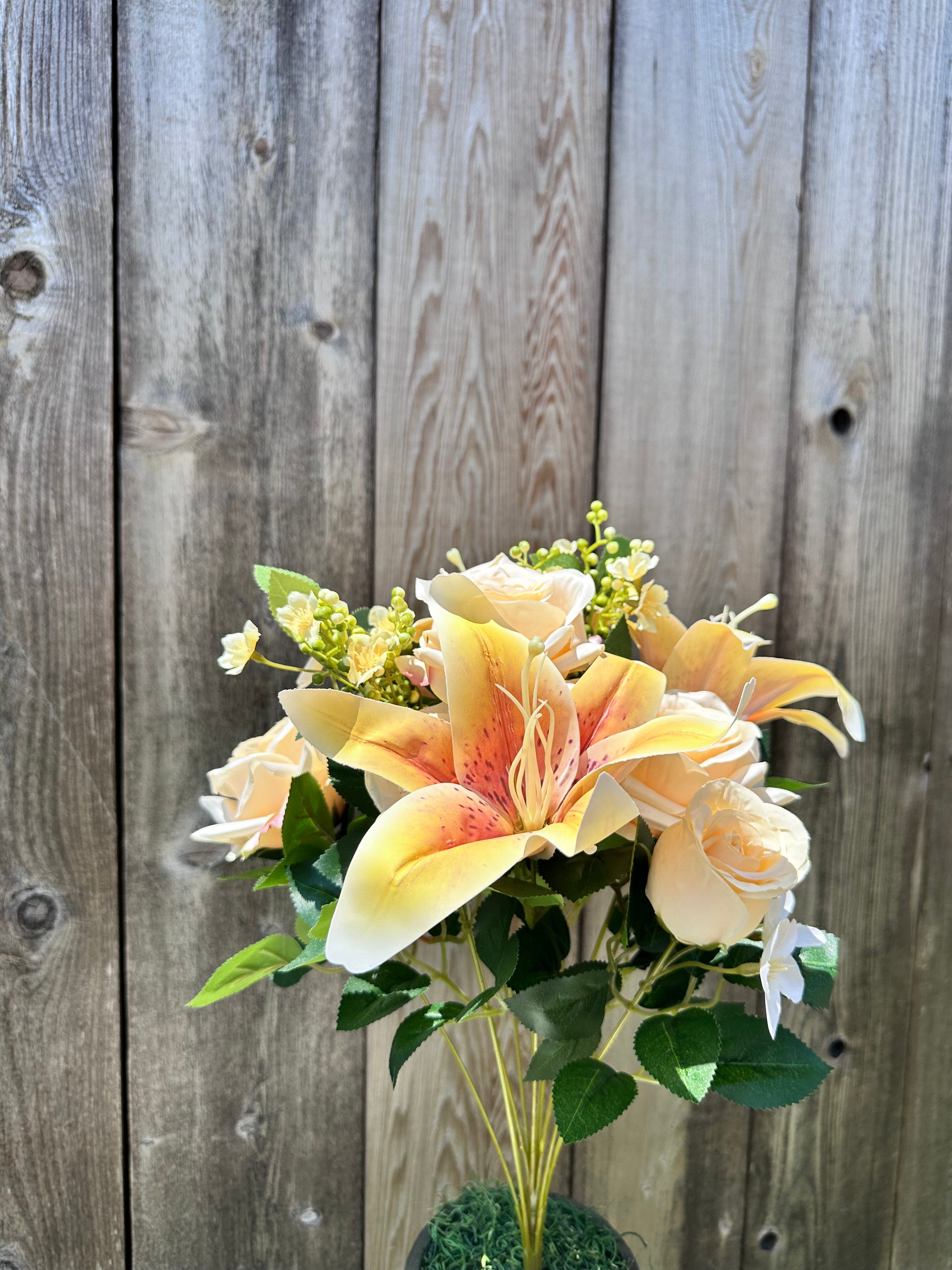 tiger lily rose ROSE TIGER LILY BUSH 84693-YEL – Jam Designs and Supplies