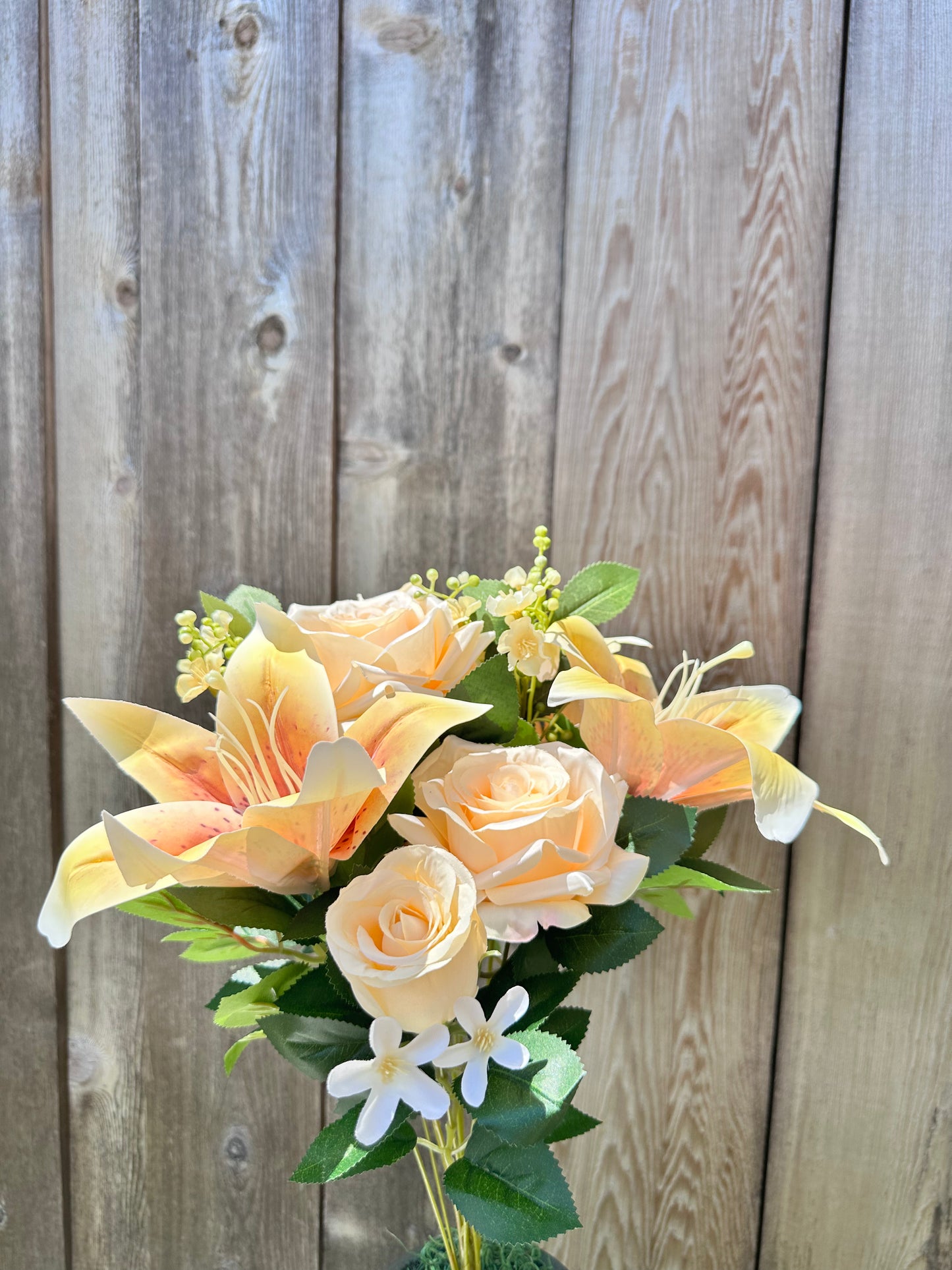 ROSE TIGER LILY BUSH   84693-YEL