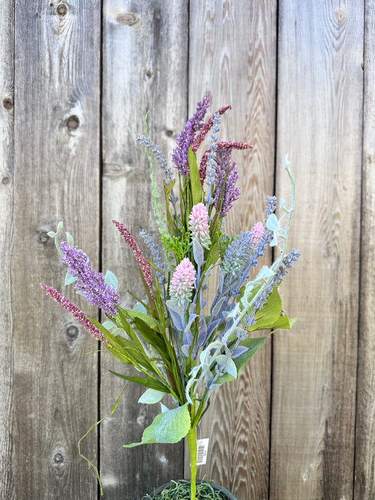 Lavender Cattail Bush   83382
