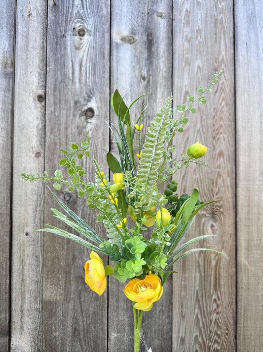 RANUNCULUS SPRAY      40203-YEL