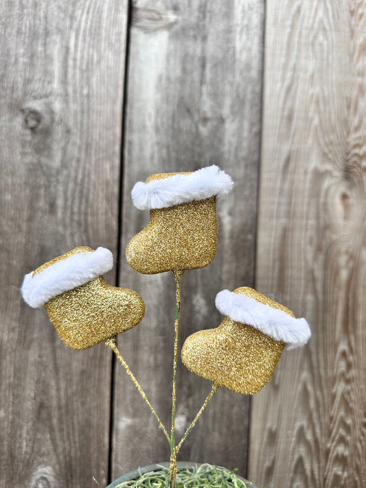 GLITTER BOOTS PICK X3   CS5001G
