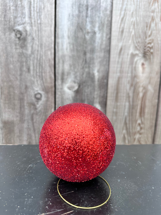 GLITTER BALL-RED   CN26464-RED