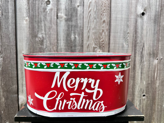 METAL HOLIDAY BUCKET  2685200