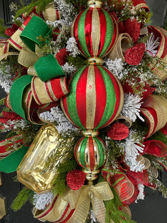 Ornament and jewels wreath