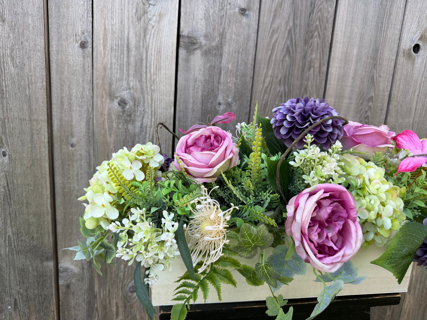 PINK AND PURPLE EVERYDAY CENTERPIECE
