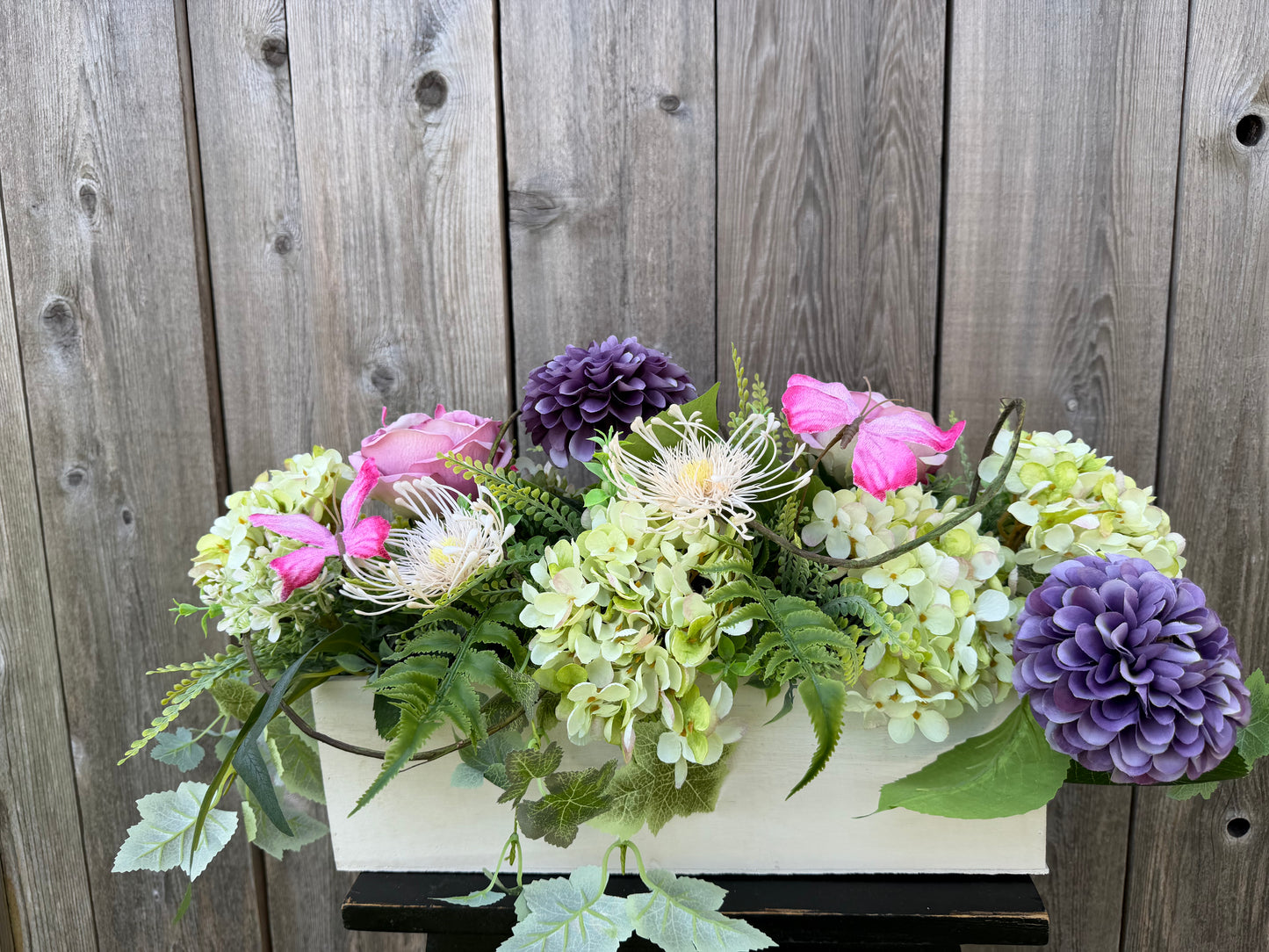 PINK AND PURPLE EVERYDAY CENTERPIECE