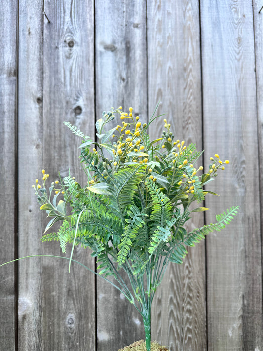 MINI BERRY MIXED LEAF   32018-YEL