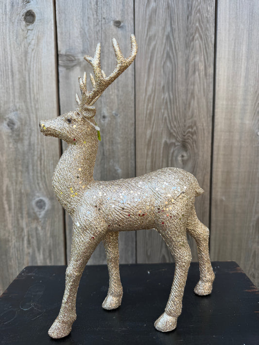 Decor Glitter Deer    86965CH