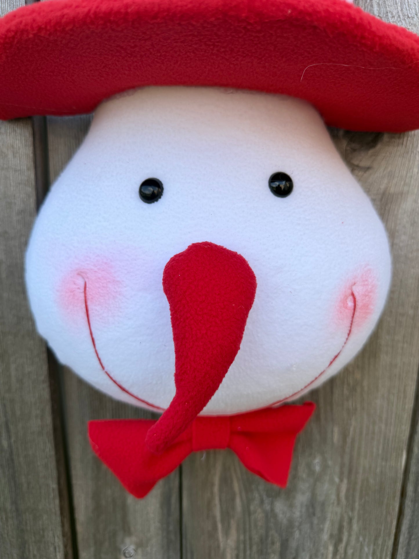 Orn Snowman Head     86972RDWT