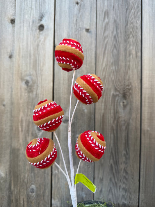 Stripe Ball Pick    86731RDWTBN