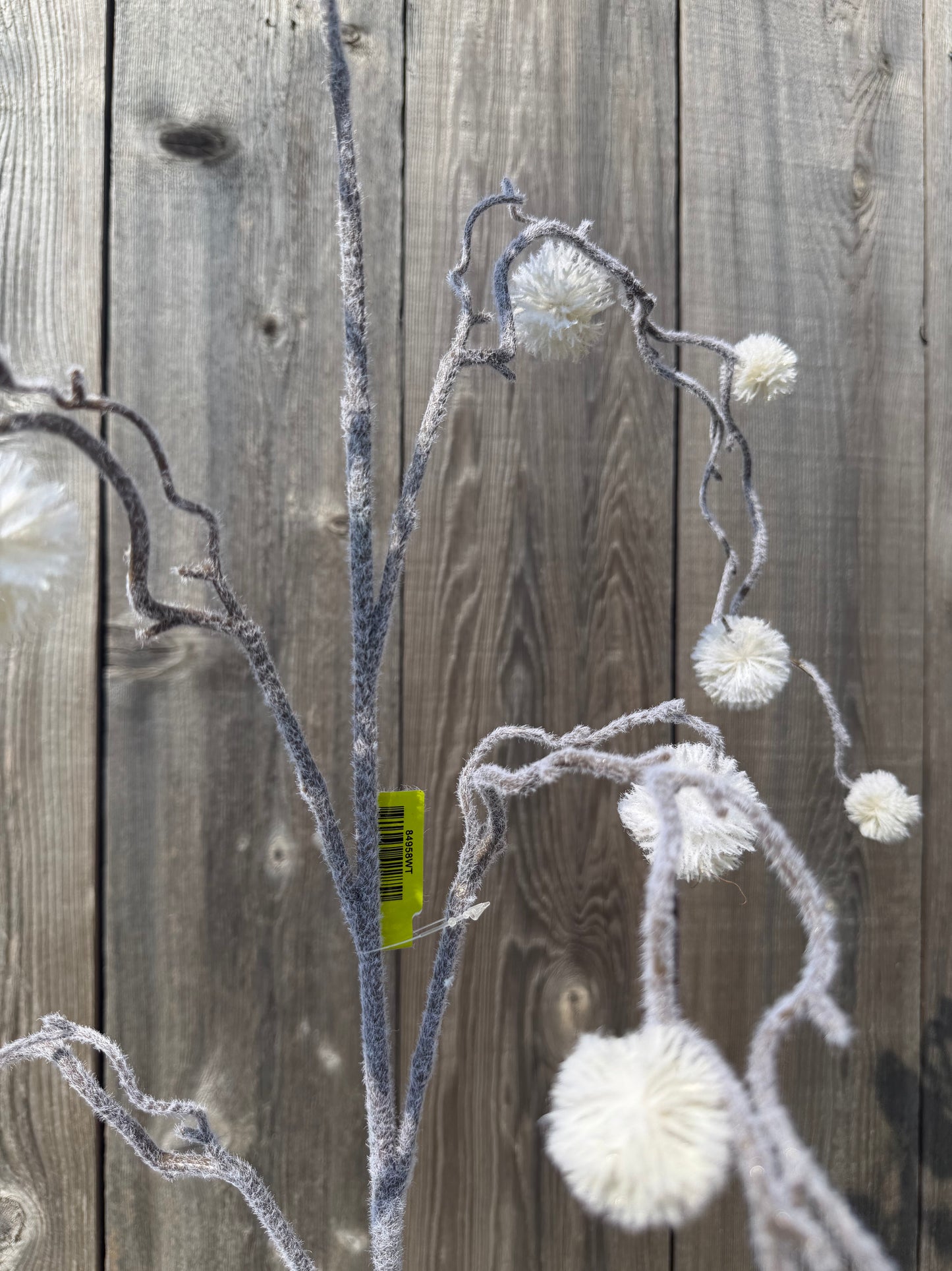 Pom Pom Twig Spray   84958WT