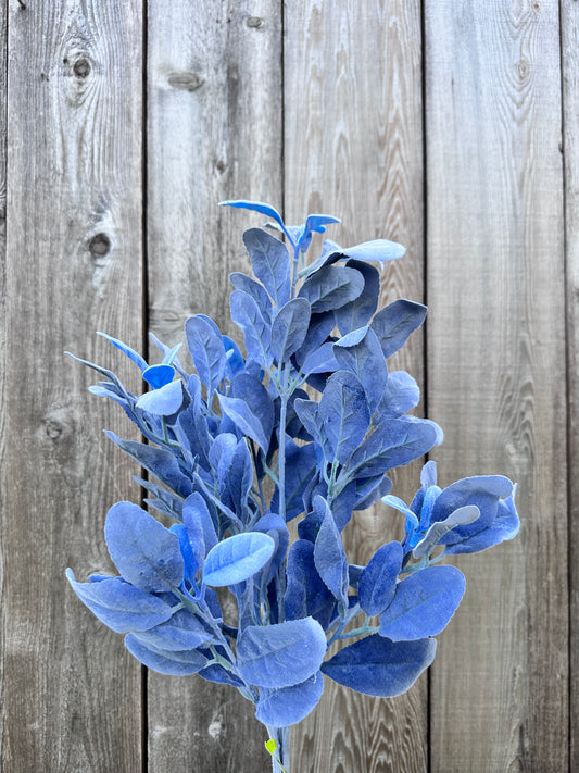 Blue Tone Lamb's Ear Bush   84933BL