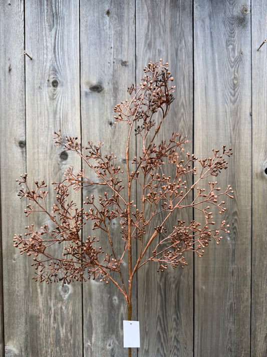 33 IN EUCALYPTUS SEED SPRAY   65746-COPPER