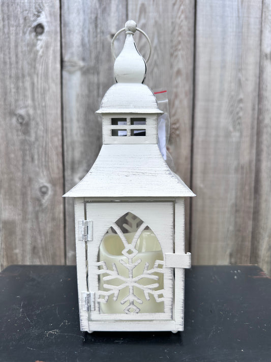 LIGHTED HOLIDAY LANTERN METAL   2689660