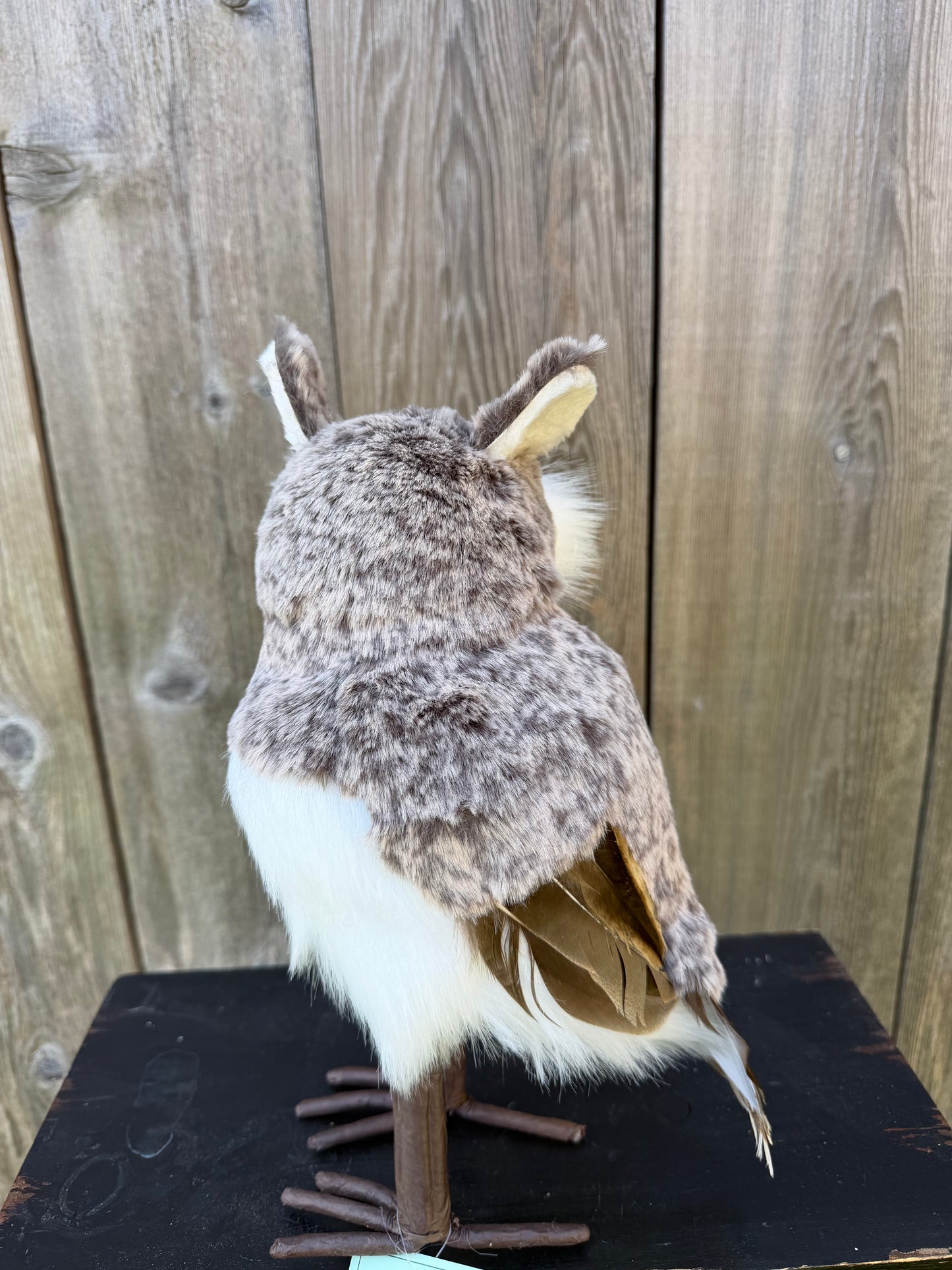 12.5" FUR/FEATHER FOREST OWL LOOKING RIGHT   MTX79100-R