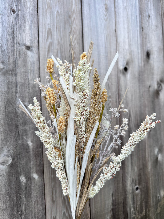 FALL GRASS HEATHER BUSH      65126