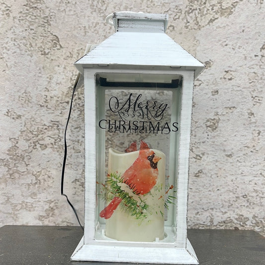 MERRY CHRISTMAS LANTERN W/CARD XN29033-003