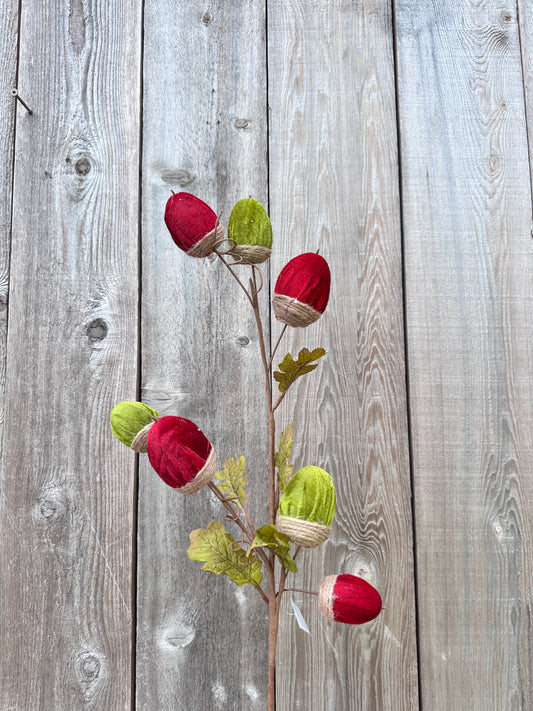 VELVET ACORN SPRAY   65152-BGGN