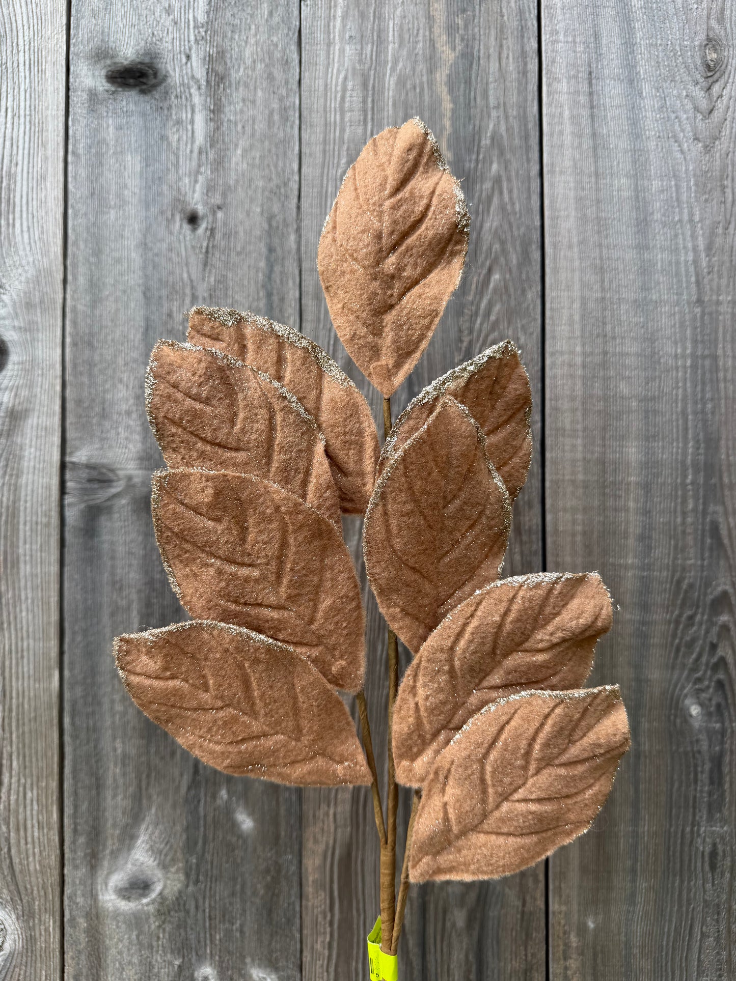Velvet Magnolia Lvs Spray x 9 H30   86787TAN