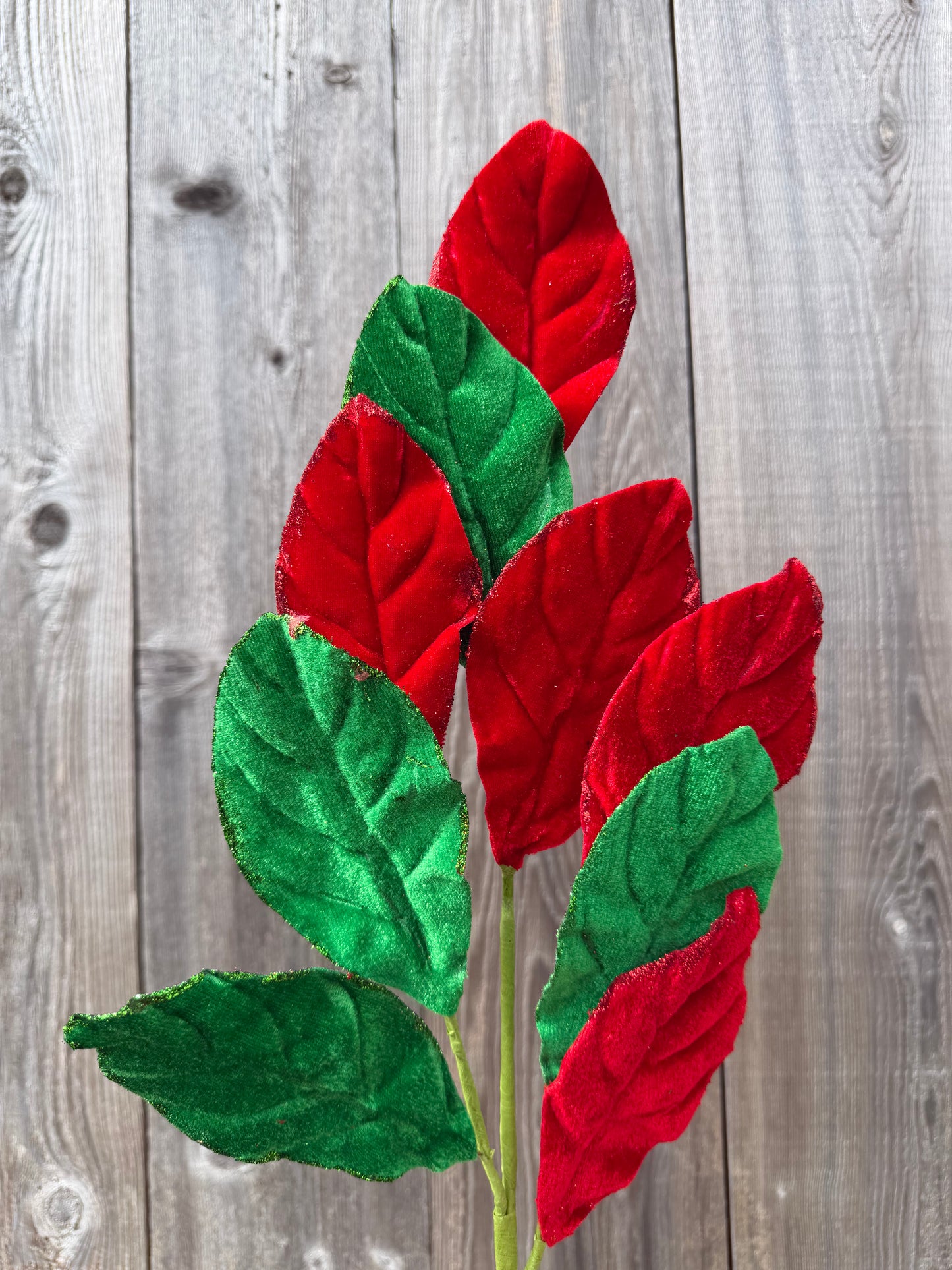 Velvet Magnolia Lvs Spray x 9 H30   86787RDGN