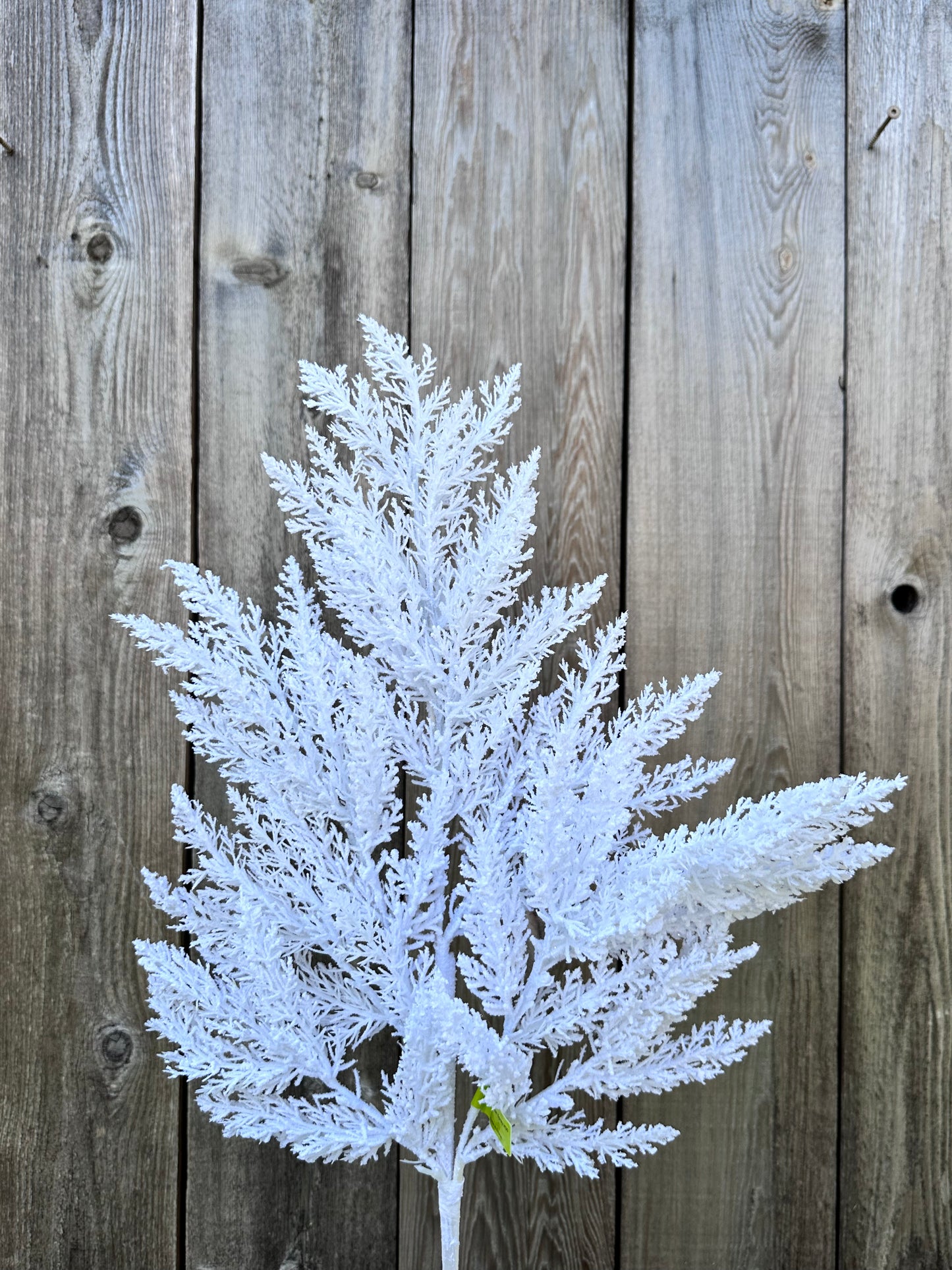Flocked Cedar Spray 86376