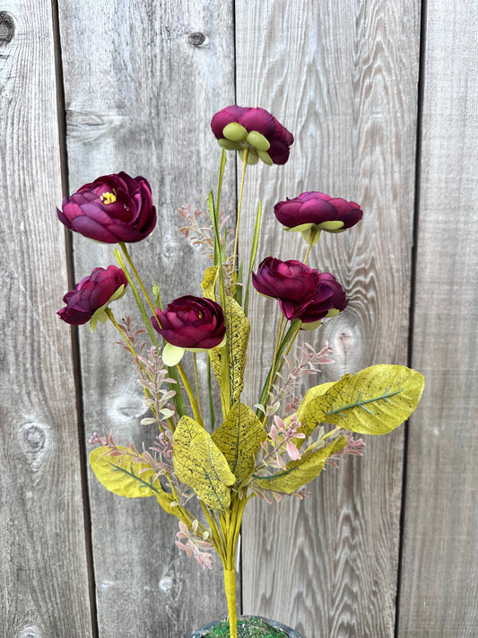 MIXED RANUNCULUS BUSH   40314-BG