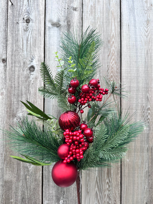 MIXED PINE BALL BERRY    85315