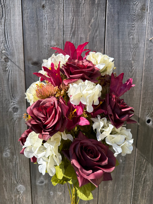 28 IN ROSE HYDRANGEA LILY   85340-BGBE