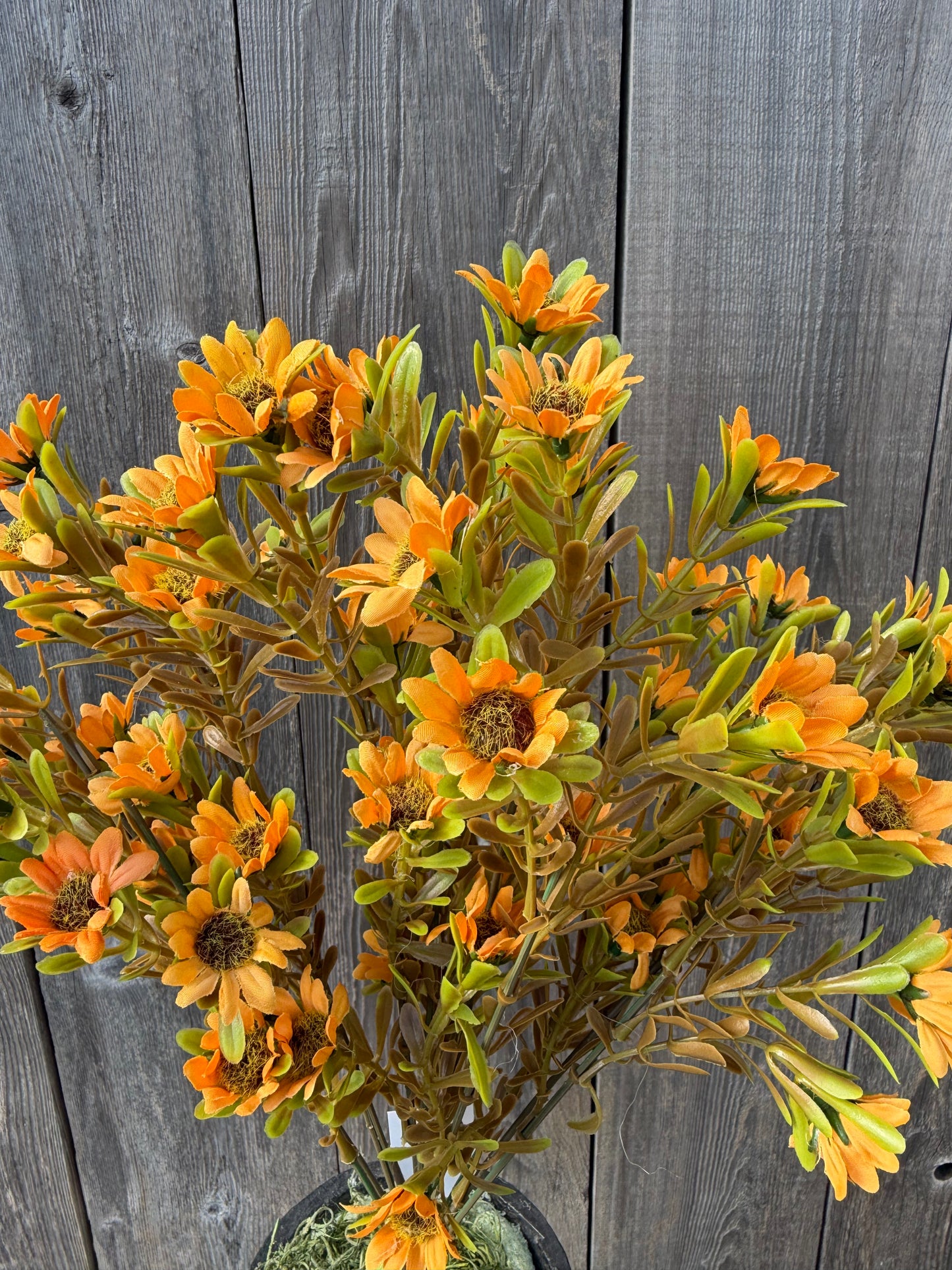 17 IN DAISY BUSH X 12   85963-YEL