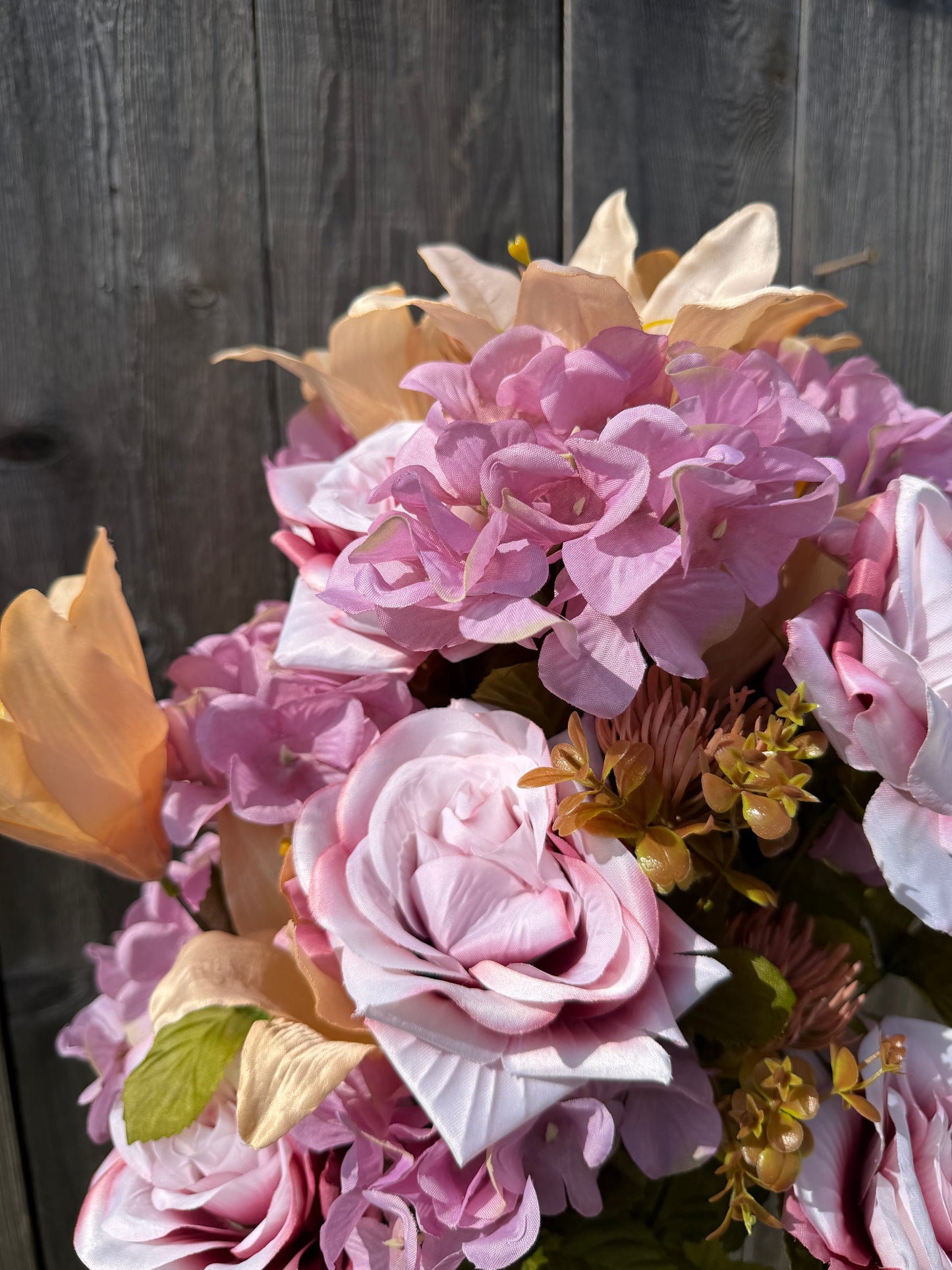 28 IN ROSE HYDRANGEA LILY   85340-BELV