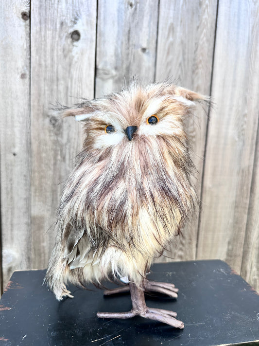 12" HANDCRAFTED OWL FIGURINE   2648090