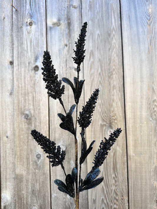 GLITTERED MILLET SPRAY  DCSP3630BK