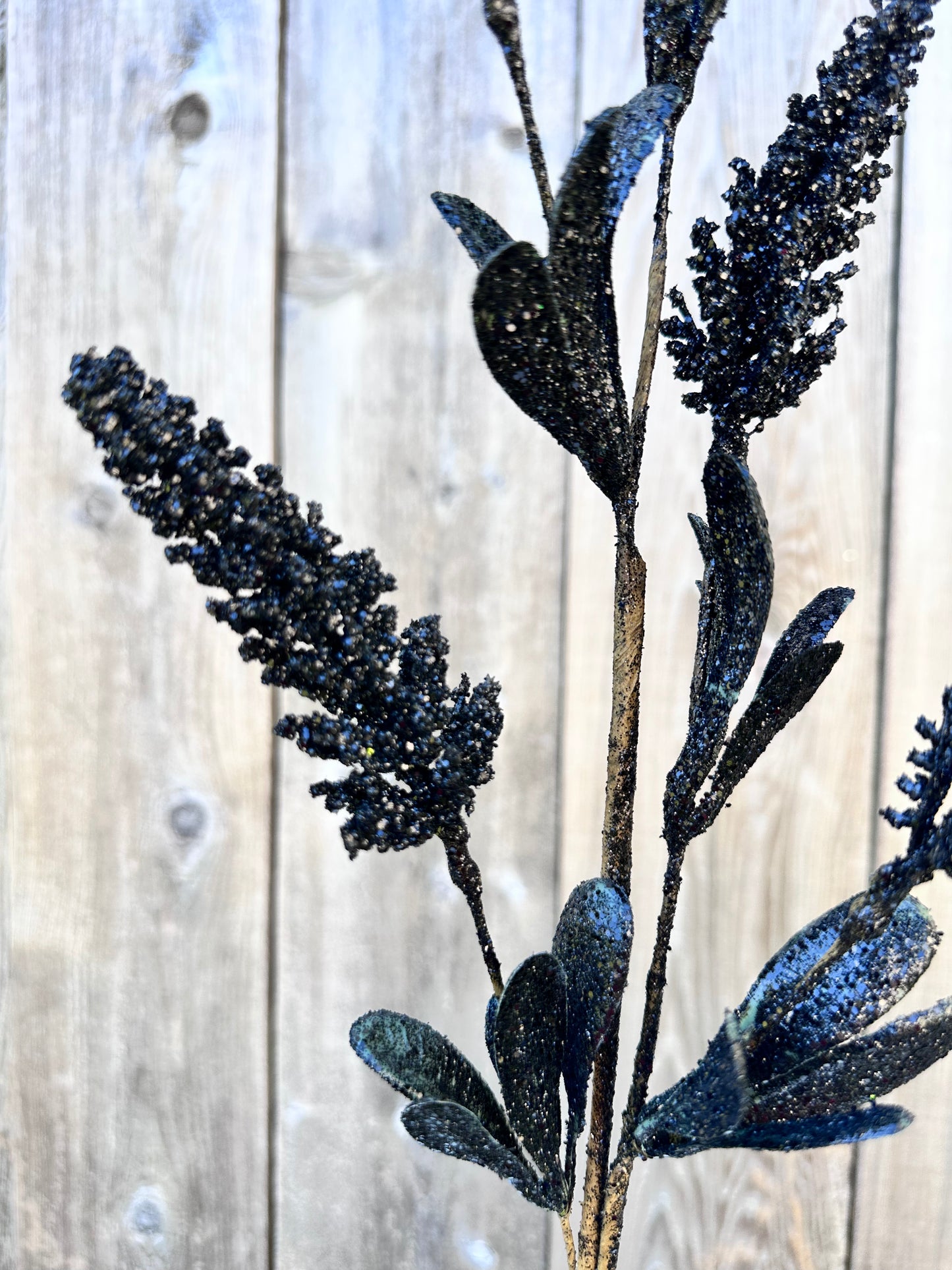 GLITTERED MILLET SPRAY  DCSP3630BK