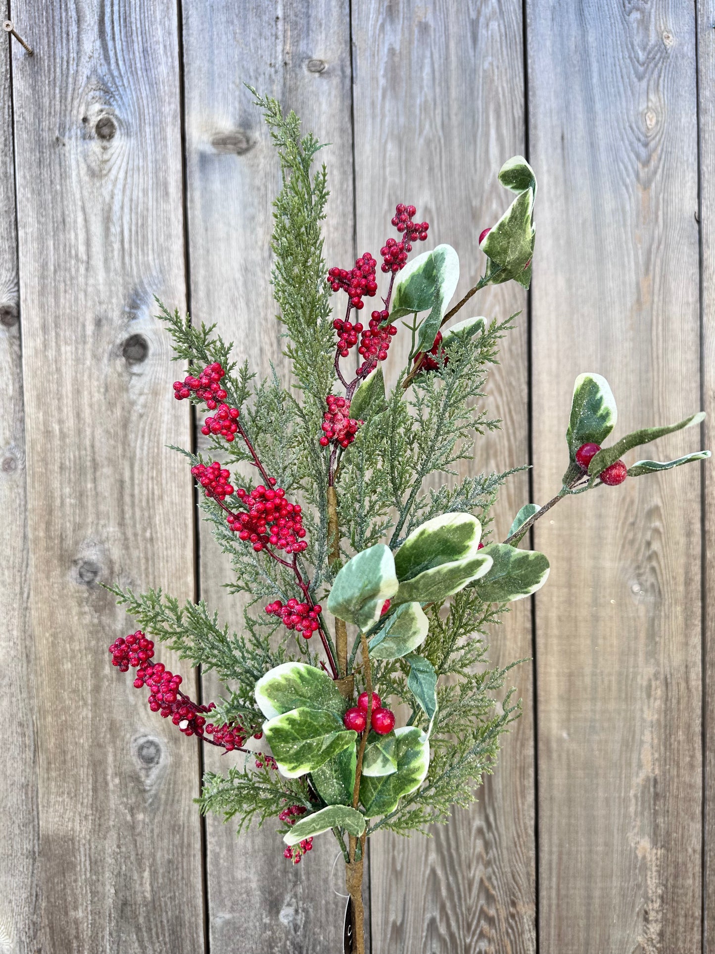 WINTER FROST BERRY CEDAR SPRAY   DCSP3643