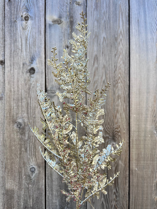 GLITTERED FERN SPRAY   DCSP5084CH